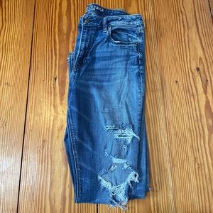 American Eagle ripped jeans